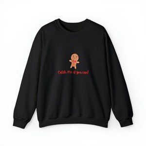 Gingerbread Man Black Sweater